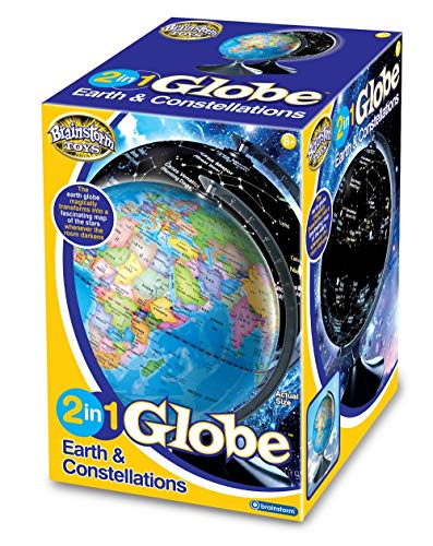 Brainstorm Toys E2001 Light Up 2 in 1 Globe Earth & Constellations, Multicolor von Brainstorm Toys