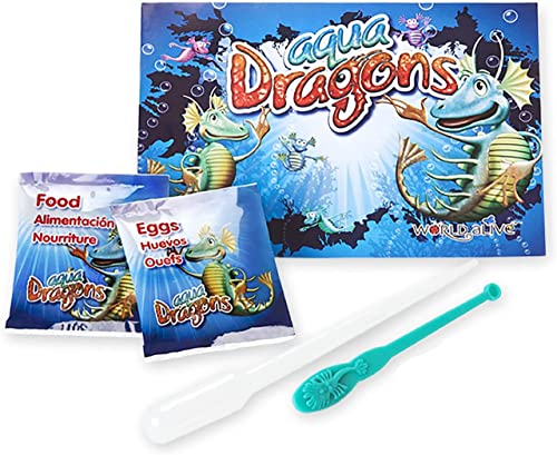 Aqua Dragons |Underwater World Essentials | Pädagogisches STEM-Spielzeug, Züchten Sie ein einfaches Haustier für Kinder - inklusive Futter, Eier, Fütterungslöffel & Pipette, Mittel Aqua Dragons |Underwater World Essentials | Pädagogisches STEM-Spielzeug, Züchten Sie ein einfaches Haustier für Kinder - inklusive Futter, Eier, Fütterungslöffel & Pipette, Mittel von Aqua Dragons