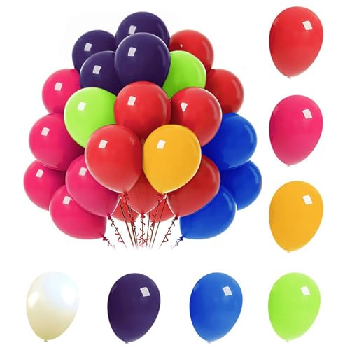 Bralucy Latexballon 50pcs Solid Color Ballons Emulsion Regenbogen Party Ballons für Geburtstagsfeier Hochzeit Party Dekoration Bralucy Latexballon 50pcs Solid Color Ballons Emulsion Regenbogen Party Ballons für Geburtstagsfeier Hochzeit Party Dekoration von Bralucy