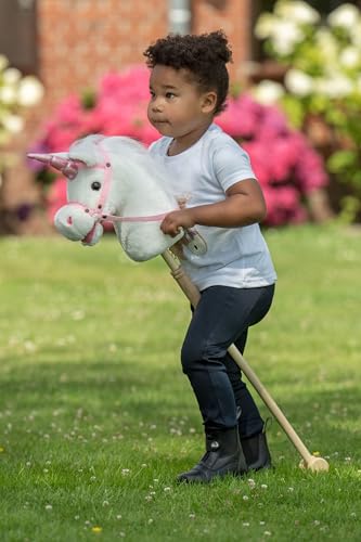 Brama West HKM Steckenpferd Einhorn zum Spielen mit Trense & Soundeffekten Einheitsgröße Brama West HKM Steckenpferd Einhorn zum Spielen mit Trense & Soundeffekten Einheitsgröße von Brama West