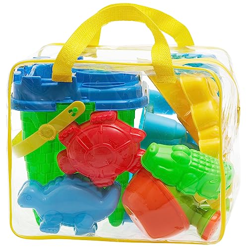 Bramble - 13-Teiliges Sandspielzeug Set mit Aufbewahrungstasche für Jungen & Mädchen - Strandspielzeuge, Sandspielburg für Sandkasten, Garten & Bad Bramble - 13-Teiliges Sandspielzeug Set mit Aufbewahrungstasche für Jungen & Mädchen - Strandspielzeuge, Sandspielburg für Sandkasten, Garten & Bad von Bramble
