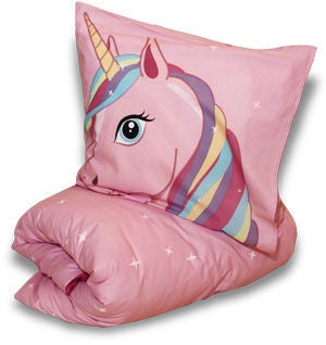 BrandMac Einhorn Bettwäsche 150x210, Rosa von BrandMac