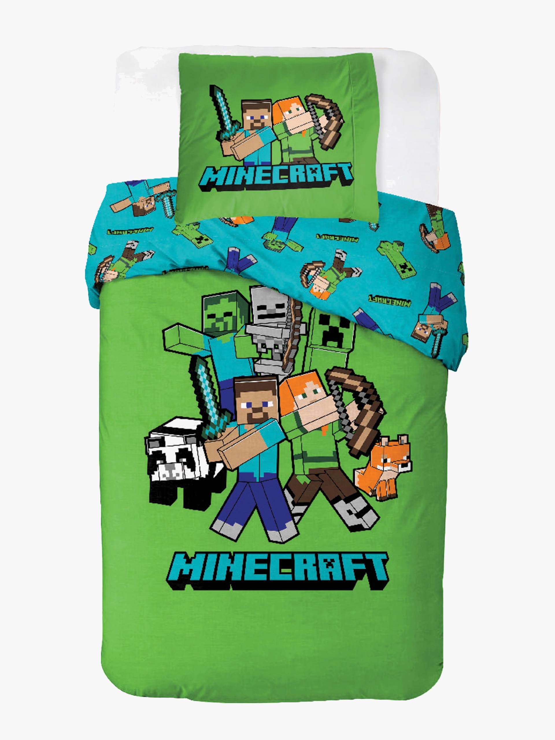 Minecraft Classic Crew Bettwäsche 140x200, Grün Minecraft Classic Crew Bettwäsche 140x200, Grün von BrandMac