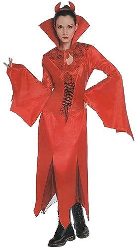 Brandsseller Damen Kostüm Vampirella mit Harreif Karneval Party Halloween Junggesellinnenabschied Frauen Verkleidung Brandsseller Damen Kostüm Vampirella mit Harreif Karneval Party Halloween Junggesellinnenabschied Frauen Verkleidung von Brandsseller