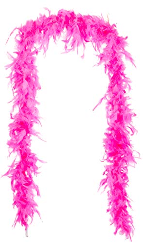 Brandsseller - Federboa Federschal Federstola Schal Karneval Fasching Burlesque Erwachsene Kostüme Zubehör ca. 1,80 m Pink von Brandsseller