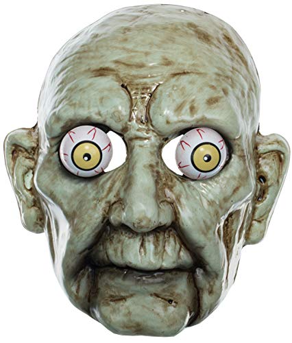 Brandsseller Halloween Maske Horror Opa Maske Karnevals Maske Verkleidung Wackelaugen von Brandsseller