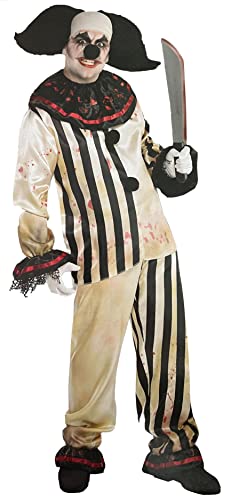 Brandsseller Herren Kostüm Freak Show Horror Clown Karneval Party Halloween Junggesellenabschied Männer Verkleidung Brandsseller Herren Kostüm Freak Show Horror Clown Karneval Party Halloween Junggesellenabschied Männer Verkleidung von Brandsseller
