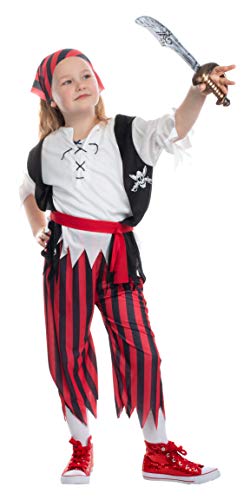Brandsseller Kinder Kostüm Verkleidung für Karneval Fasching Halloween - Pirat M von Brandsseller