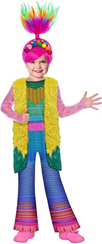 Brandsseller Kinder Mädchen Kostüm Troll Kobold Overall und Perücke Größe 104 Brandsseller Kinder Mädchen Kostüm Troll Kobold Overall und Perücke Größe 104 von Brandsseller