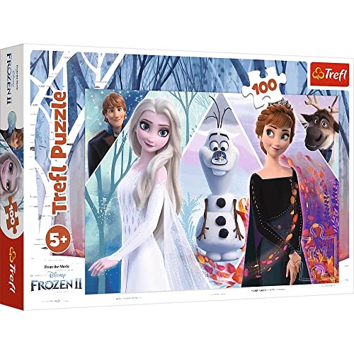 Brandsseller Kinder Puzzle 100 Teile mit Motiven im Stil von Frozen 2 Die Eiskönigin von Brandsseller