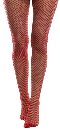 Brandsseller Netzstrumpfhose| One Size | Accessoire | Verkleidung | Karneval | Party | Freizeit | Rot Brandsseller Netzstrumpfhose| One Size | Accessoire | Verkleidung | Karneval | Party | Freizeit | Rot von Brandsseller