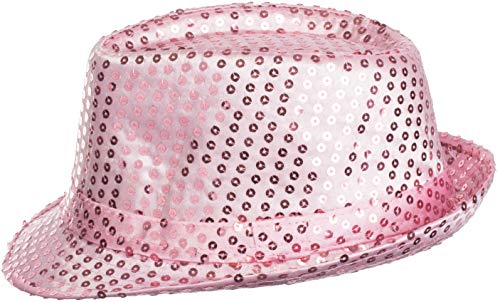 Brandsseller Paillettenhut Unisex Glitzerhut Partyhut Verkleidung Karneval Silvester - Rosa Brandsseller Paillettenhut Unisex Glitzerhut Partyhut Verkleidung Karneval Silvester - Rosa von Brandsseller