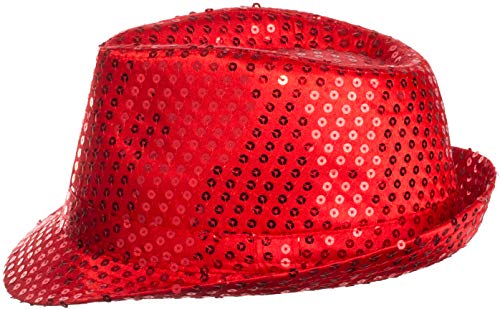 Brandsseller Paillettenhut Unisex Glitzerhut Partyhut Verkleidung Karneval Silvester - Rot Brandsseller Paillettenhut Unisex Glitzerhut Partyhut Verkleidung Karneval Silvester - Rot von Brandsseller