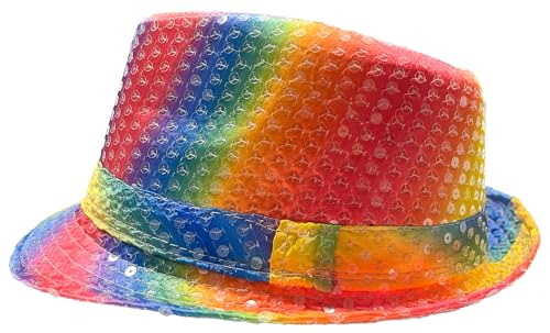 Brandsseller Paillettenhut Unisex Glitzerhut Partyhut Verkleidung Karneval Silvester - Bunt Brandsseller Paillettenhut Unisex Glitzerhut Partyhut Verkleidung Karneval Silvester - Bunt von Brandsseller