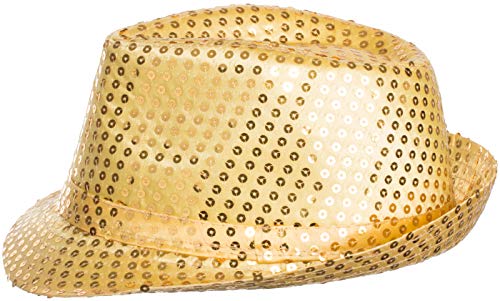 Brandsseller Paillettenhut Unisex Glitzerhut Partyhut Verkleidung Karneval Silvester - Gold Brandsseller Paillettenhut Unisex Glitzerhut Partyhut Verkleidung Karneval Silvester - Gold von Brandsseller