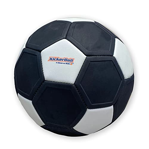 Original Glow In The Dark KickerBall von Swerve Ball, Leuchtet im Dunkeln, Verstärkte Nähte, Fußball für extreme Kurven, Trickball mit Drall,Spielball Größe 4,Schwarz Original Glow In The Dark KickerBall von Swerve Ball, Leuchtet im Dunkeln, Verstärkte Nähte, Fußball für extreme Kurven, Trickball mit Drall,Spielball Größe 4,Schwarz von Brandunit
