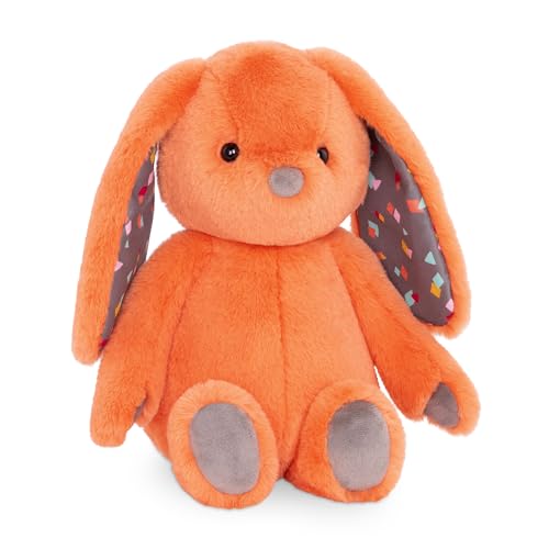 B. toys Kuscheltier Hase – Superweich mit langen Ohren – Plüschtier orange, Baby und Kinder Spielzeug für Mädchen und Jungen ab 0 Monate von B.