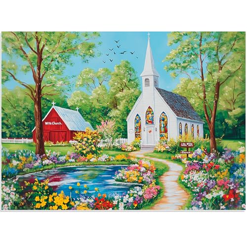 500 Teile Puzzle für Erwachsene, Frühlingskursh-Puzzle für Erwachsene und Kinder, Senioren, recyceltes Papier-Puzzle, 500 Teile, kein Staub, buntes herausforderndes Puzzle, Familienspiel, Geschenk für 500 Teile Puzzle für Erwachsene, Frühlingskursh-Puzzle für Erwachsene und Kinder, Senioren, recyceltes Papier-Puzzle, 500 Teile, kein Staub, buntes herausforderndes Puzzle, Familienspiel, Geschenk für von BraniacBits