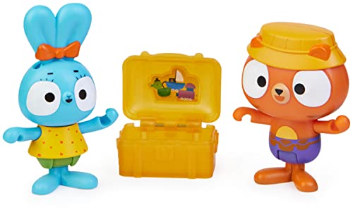Brave Bunnies Treasure Hunt Pack, Treasure Hunt with Boo Bunny and Tiger, with 2 Action Figures and 1 Treasure Chest as Accessories, Toy for Kids from 3 Years, Basic Figure Set Brave Bunnies Treasure Hunt Pack, Treasure Hunt with Boo Bunny and Tiger, with 2 Action Figures and 1 Treasure Chest as Accessories, Toy for Kids from 3 Years, Basic Figure Set von Spin Master