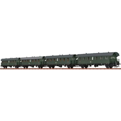 46776 4er Set Personenwagen, Wendezug, DB, Ep.III von Brawa