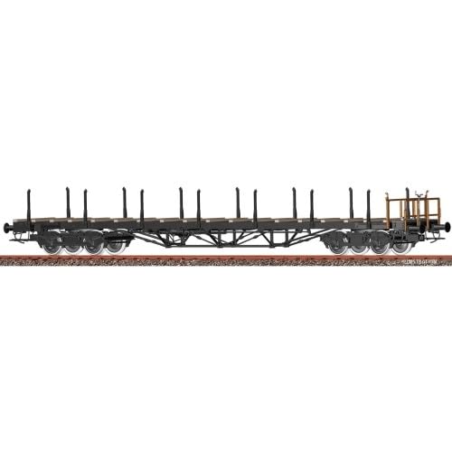 50654 Drehgestellflachwagen Rkmo der DR, Ep. IV 50654 Drehgestellflachwagen Rkmo der DR, Ep. IV von Brawa