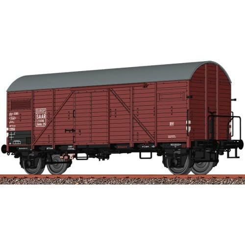 50728 Gedeckter Güterwagen Gmhs35 'EUROP', SAAR, Ep.III von Brawa