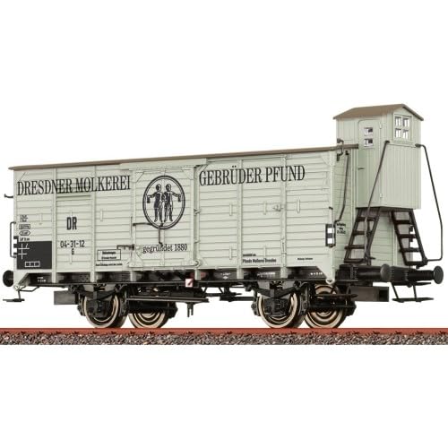 50767 Gedeckter Güterwagen G DR, Ep. III, Pfunds Milch von Brawa