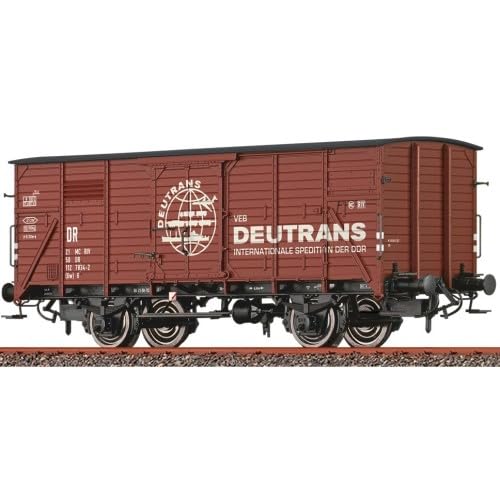 50768 Gedeckter Güterwagen Gw (G) DR, Ep. IV, Deutrans von Brawa