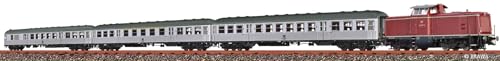 50898 H0 Zugset N 2570 mit BR 212 und Personenzug, DB, Ep. IV, DC-Sound-Extra von Brawa