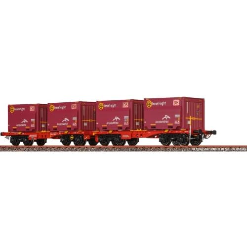 50932 H0 Drehgestellflachwagen Sggmmrrs ArcelorMittal, DB AG, Ep. VI von Brawa