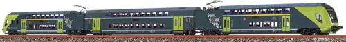 64551 N 3er Set Doppelstockeinheit TWINDEXX Vario, NAH.SH, Ep.VI, DC von Brawa