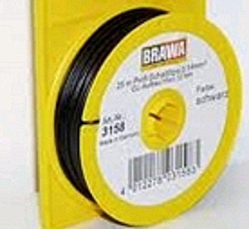 Brawa 3158 Schaltlitze 0,14 mm², 25 m Spule, schwarz von Brawa