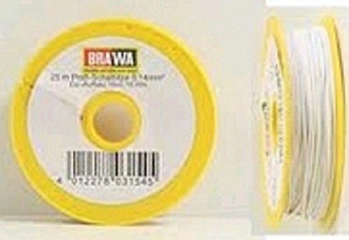 Brawa 3159 Schaltlitze 0,14 mm², 25 m Spule, weiß von Brawa