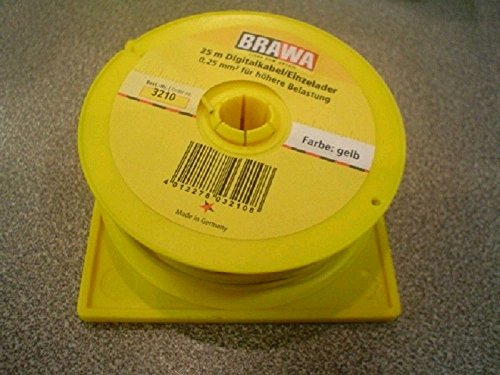 BRAWA 3210 Einzelader 0,25mm² 25m gelb von BRAWA