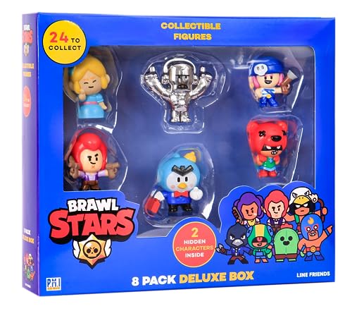 Brawl Stars P.M.I Collectible Figures - 8 Pack Deluxe Box -Including 2 Rare Hidden Characters (S1) (Random) (BRW2070) Brawl Stars P.M.I Collectible Figures - 8 Pack Deluxe Box -Including 2 Rare Hidden Characters (S1) (Random) (BRW2070) von Brawl Stars