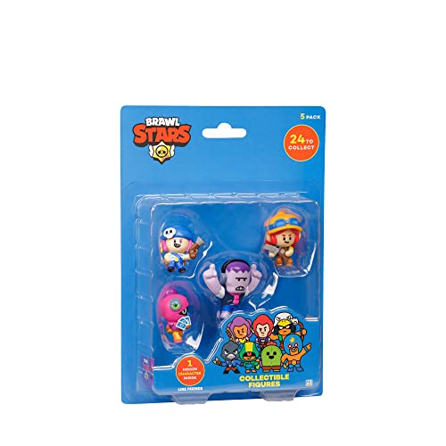 Brawl Stars Minifiguren zum Sammeln, 5 Stück, 1 Mystery-Charakter, 5 cm große Figuren, Fan-Favoriten, P.M.I. Offizielles Lizenzprodukt, Supercell, Geschenk für Gamer, Spielzeug Brawl Stars Minifiguren zum Sammeln, 5 Stück, 1 Mystery-Charakter, 5 cm große Figuren, Fan-Favoriten, P.M.I. Offizielles Lizenzprodukt, Supercell, Geschenk für Gamer, Spielzeug von Brawl Stars
