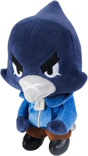 Brawl Stars The Crow Plushies Plüschpuppe, 15,2 cm, 16,5 cm hoch, P.M.I. Offizielles Lizenzprodukt, Supercell, Geschenk für Gamer, Sammlerstück von Brawl Stars