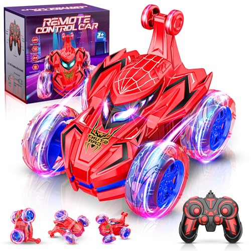 Braxel Ferngesteuertes Auto ab 3 4 5 6 7 8 Jahre, Spider Spielzeug ab 3-9 Jahre Junge Ostergeschenke Kinder RC Auto Geschenk Junge Mädchen 3 4 5 6 7-10 Jahre Outdoor Spielzeug von Braxel