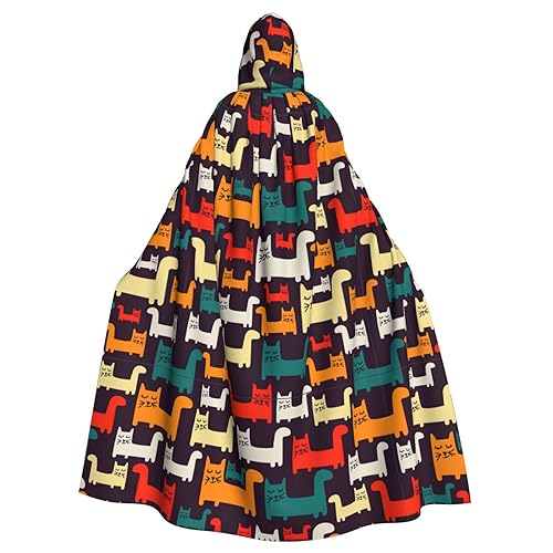 Breaux Kapuzenumhang mit Cartoon-Giraffe, für Weihnachten, Halloween, Halloween-Umhang, Partydekoration für Erwachsene, Katze, Einheitsgröße Breaux Kapuzenumhang mit Cartoon-Giraffe, für Weihnachten, Halloween, Halloween-Umhang, Partydekoration für Erwachsene, Katze, Einheitsgröße von Breaux