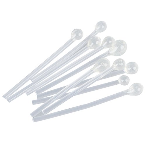 Breeshy 100 x Anti-allergische Stäbchen aus transparentem Kunststoff, Ohr-Chip Breeshy 100 x Anti-allergische Stäbchen aus transparentem Kunststoff, Ohr-Chip von Breeshy