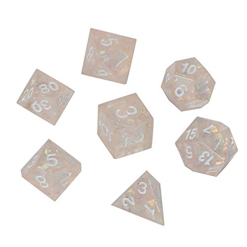 Breeshy 7 StüCk DND Dice Set SchöNe WüRfel für Rollen Spiele Dungeon und Tischbrett Rollen Spiel Transparent Rosa Breeshy 7 StüCk DND Dice Set SchöNe WüRfel für Rollen Spiele Dungeon und Tischbrett Rollen Spiel Transparent Rosa von Breeshy