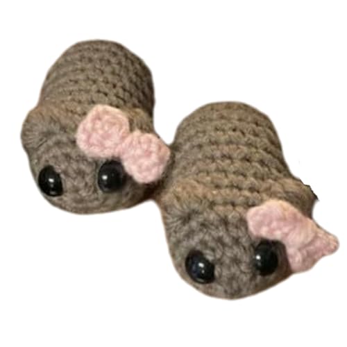 Breeshy Trauriger Hamster, Trauriger Hamster-Plüsch, Gehäkeltes Trauriges Hamsterpaar-Geschenk, Süße Handgemachte Hamster- von Breeshy