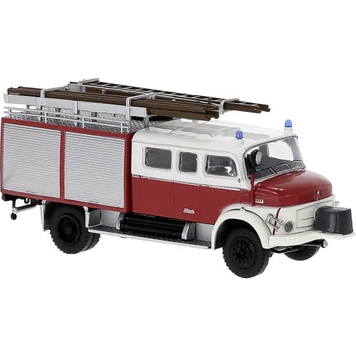 47139 Mercedes LAF 1113 LF 16, Feuerwehr Hessen (rot/weiß) von Brekina