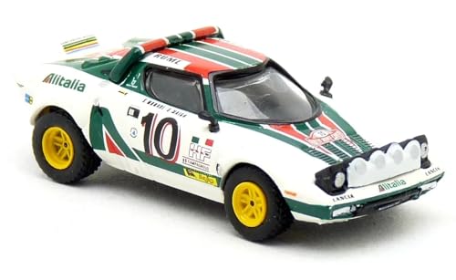 BREKINA 1/87 LANCIA STRATOS HF #10 ALITALIA 1976 BREKINA Lancia Stratos HF Alitalia Mini Car HO Scale von Brekina