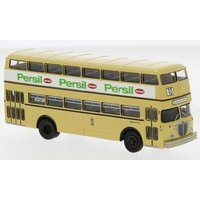 BREKINA 61257 1:87 / H0 1:87 Büssing D2U Doppeldecker 1960, BVG - Persil, von Brekina