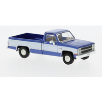BREKINA 19652 1:87 / H0 Chevrolet C 20 metallic dunkelblau, weiss, 1981, von Brekina