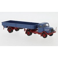 BREKINA 71400 1:87 / H0 IFA S 4000-1 Pritschen-SZ blau, rot, 1960, von Brekina