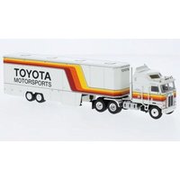 BREKINA 85739 1:87 / H0 Kenworth K 100 Aerodyne Renntransport-SZ 1980, Toyota Motorsports, von Brekina