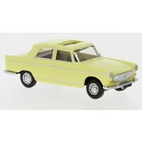 BREKINA 29023 1:87 / H0 Peugeot 404 Schiebedach offen hellgelb, 1961, von Brekina