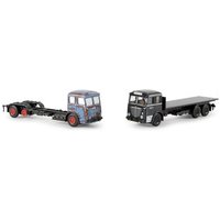 BREKINA 74612 1:87 / H0 Set Büssing 12000 "Vorher-Nachher" mit 2 Fahrzeugen vor und nach der Restaurierung von Brekina